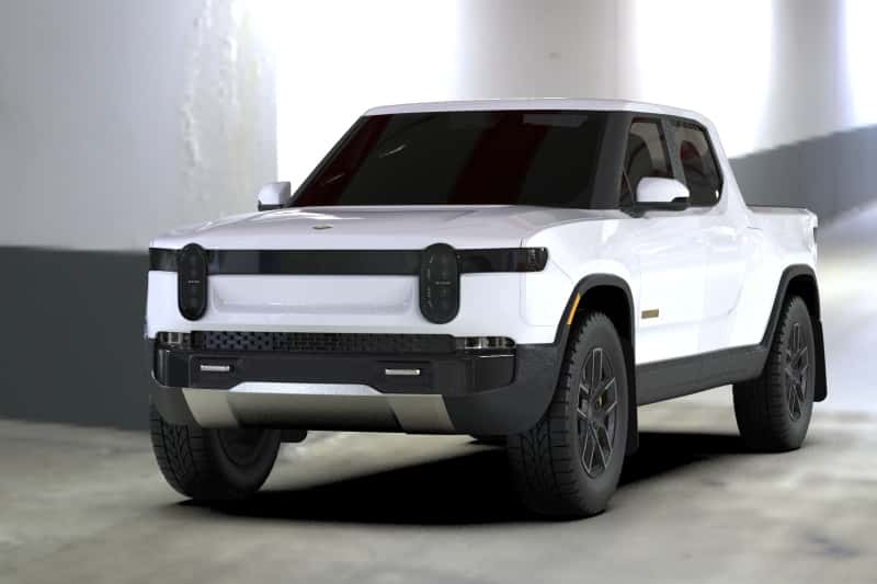 Rally Armor — Rally Armor 22-25 Rivian R1T Black UR Mud Flap w/White Logo
Mud Flap - view 3