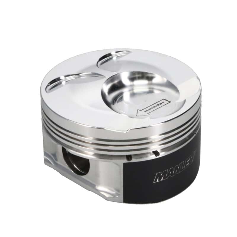 Manley Performance — Manley Ford 3.5L Ecoboost 3.642in Bore 1.239in Comp Height -5.0cc Dish Piston Set
Piston Set - view 1