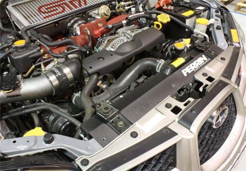 Perrin Performance — PERRIN 02-07 Subaru WRX/STi Radiator Shroud - Black - view 2