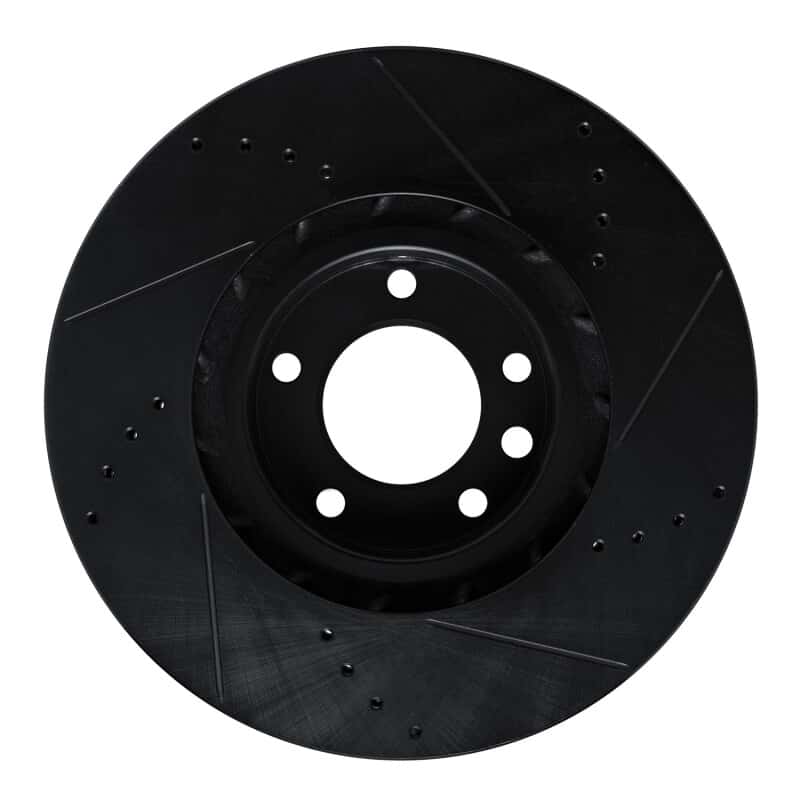 R1 Concepts — R1 11-18 Porsche Cayenne Right Front Drilled & Slotted Black Brake Rotor
R1 Brake Rotor Drill - view 5