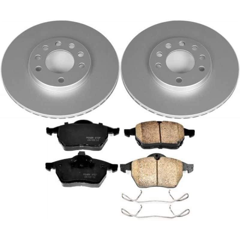 PowerStop — Power Stop 97-98 Saab 900 Front Z23 Evolution Sport Coated Brake Kit - view 1