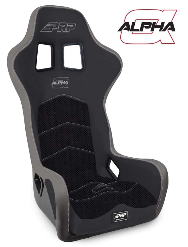 PRP Seats — PRP Alpha Composite Seat- Black/Grey - view 1