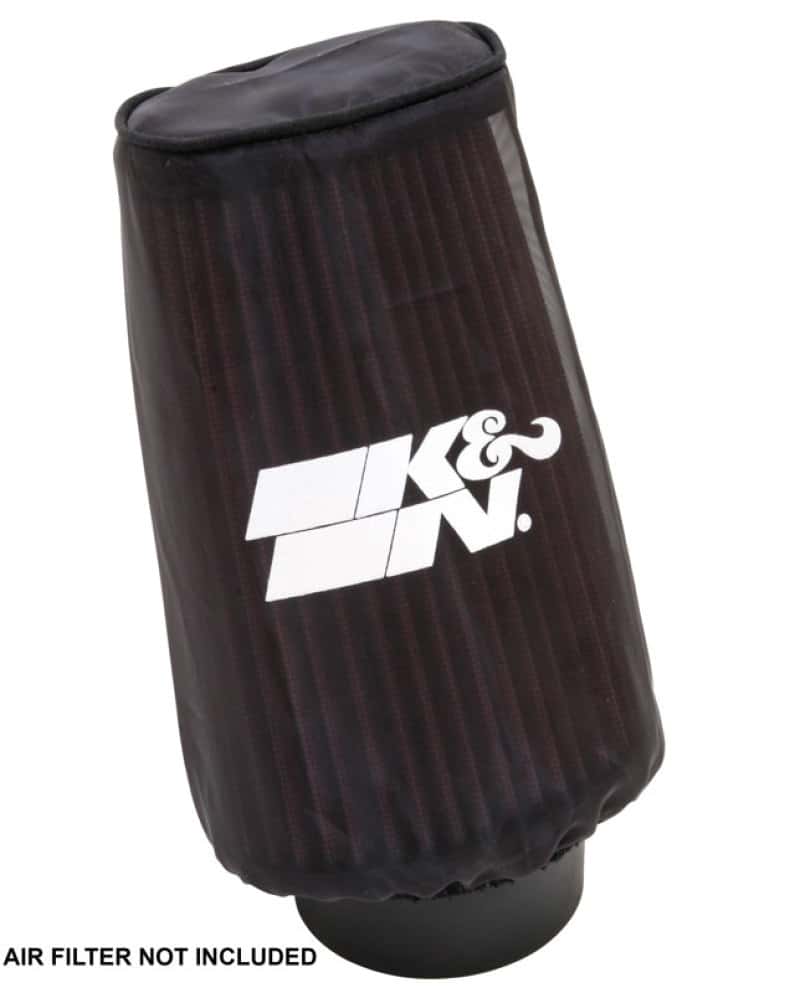K&N Engineering — K&N Filter Wrap Drycharger Oval Tapered Black - 3.25in Base I/S Width x 2.5in Top I/S Width x 7in H - view 5
