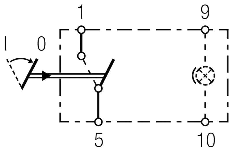 Hella — Hella Momentary Switch Spst W/Loc Light - view 3