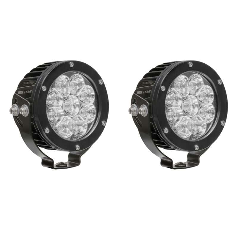 Westin — Westin Axis LED Auxiliary Light 4.75 inch Round Flood w/3W Osram (Set of 2) - Black
Offroad/Racing Lamp - view 2
