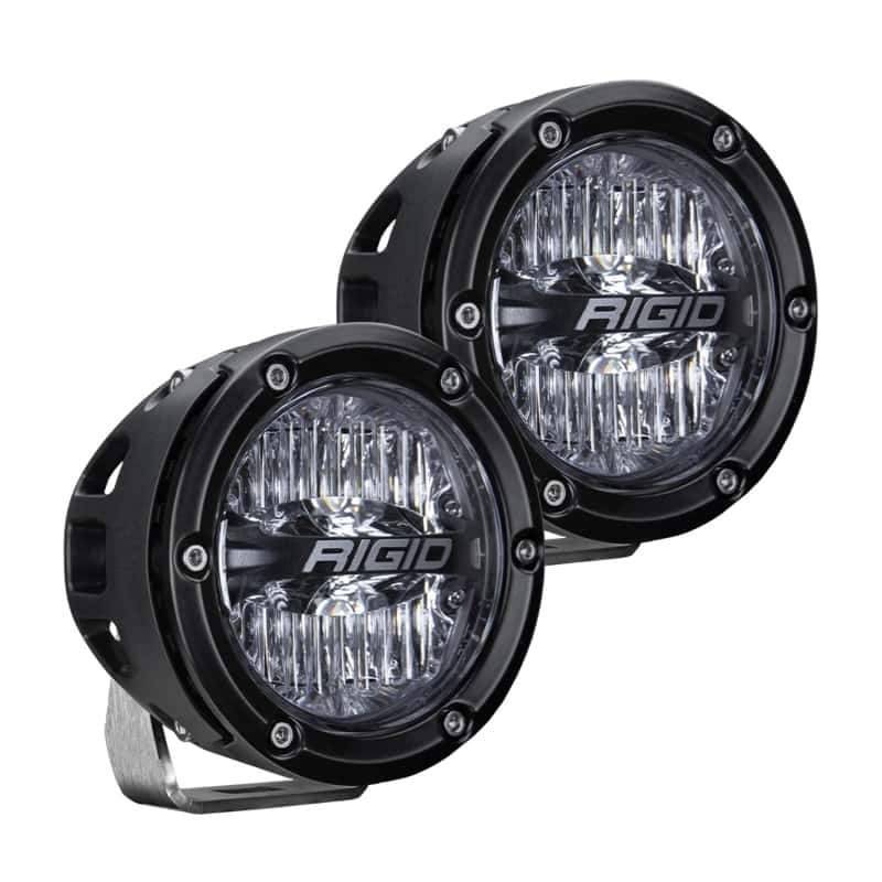 Rigid Industries — Rigid Industries 2021 Ford Bronco A-Pillar Light Mount Kit (Incl. 4In 360-Series Drive)
A-Pillar 360 Kit - view 2
