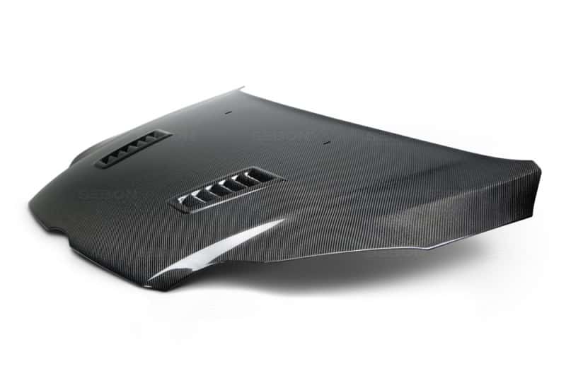 Seibon — Seibon 12-13 Ford Focus RS-Style Carbon Fiber Hood - view 2