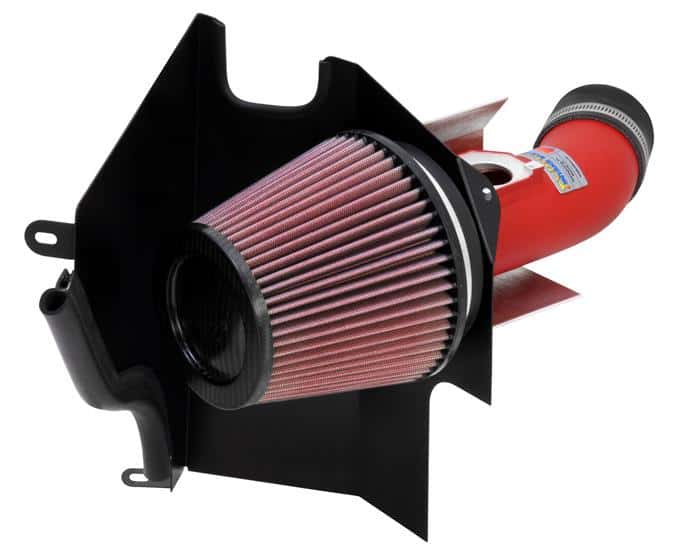 K&N Engineering — K&N 02-07 WRX/STi Wrinkle Red Typhoon Short Ram Intake
Performance Air Inta
Air Intake System - view 2