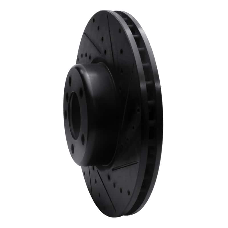 R1 Concepts — R1 12-21 BMW 440I Gran Coupe Front Right Drilled & Slotted Black Brake Rotor
R1 Brake Rotor Drill - view 2