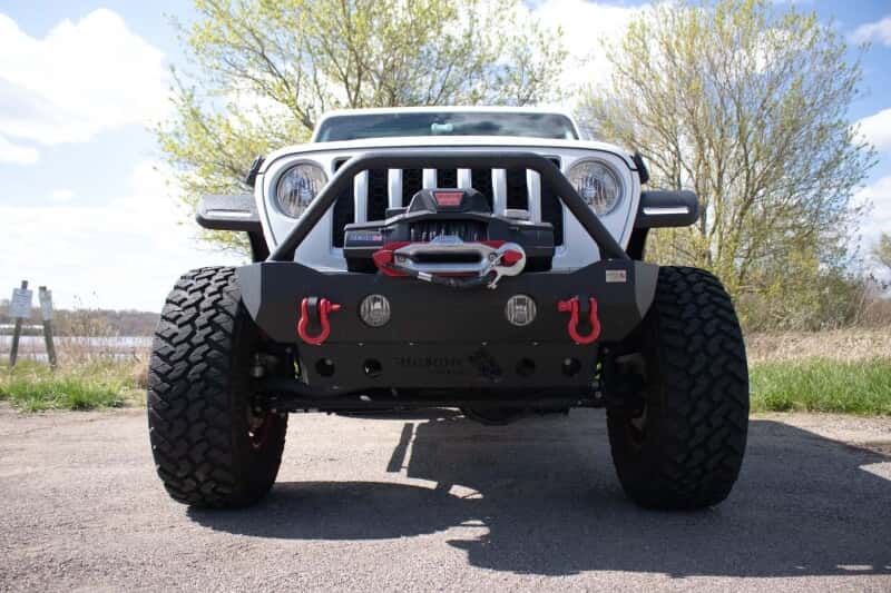 Fishbone Offroad — Fishbone Offroad 2018+ Jeep Wrangler JL/JLU/2020+ Gladiator JT Steel Front Fender Flares - Black - view 4