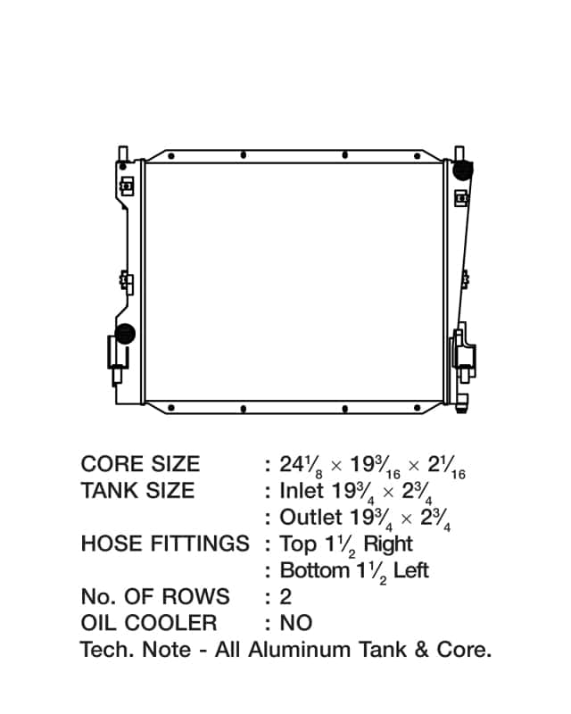 CSF — CSF 05-14 Ford Mustang Radiator
CSF Radiator - view 5