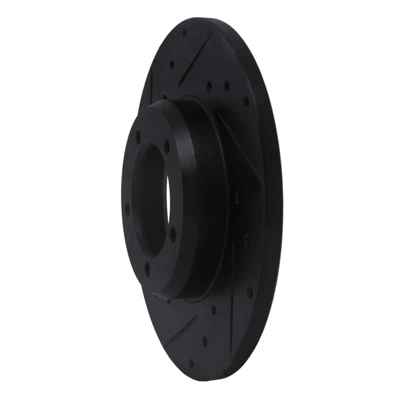 R1 Concepts — R1 75-83 Toyota Pickup Front Left Drilled & Slotted Black Brake Rotor
R1 Brake Rotor Drill - view 2
