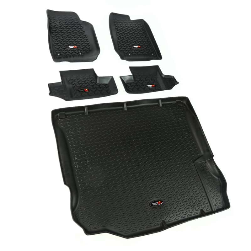 Rugged Ridge — Rugged Ridge Floor Liner Front/Rear/Cargo Black 2011-2018 Jeep Wrangler JK 2 Dr
OFFROAD_FLOORLINERS
Floor Mat Set - view 1