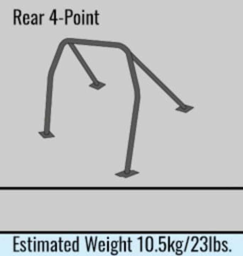 Cusco — Cusco D1 Chromoly 2-Pssgr 4-PT REAR Roll Cage 05-07 Mitsubishi Lancer Evo IX (S/O/No Cancel)CUS BLUE - view 4