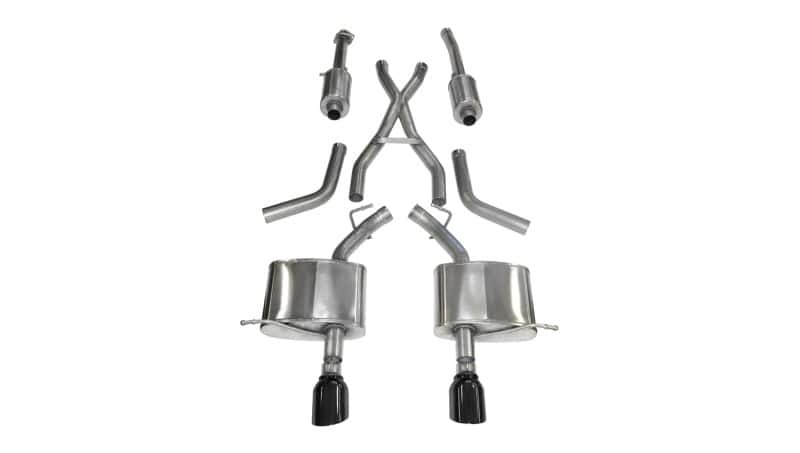 CORSA Performance — Corsa 2011-2024 Dodge Durango 5.7L V8 Black Sport Dual Rear Cat-Back Exhaust
Exhaust - view 3