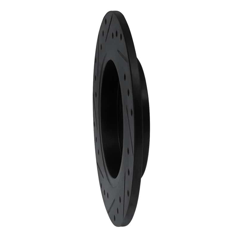 R1 Concepts — R1 02-04 Ford Focus Rear Right Drilled & Slotted Black Brake Rotor
R1 Brake Rotor Drill - view 4