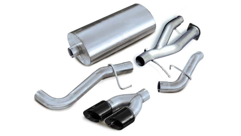 CORSA Performance — Corsa 2002-2006 Cadillac Escalade 6.0L V8 3in Cat-Back Single Side w Twin 4in Black Pro-Series Tips
Exhaust - view 3