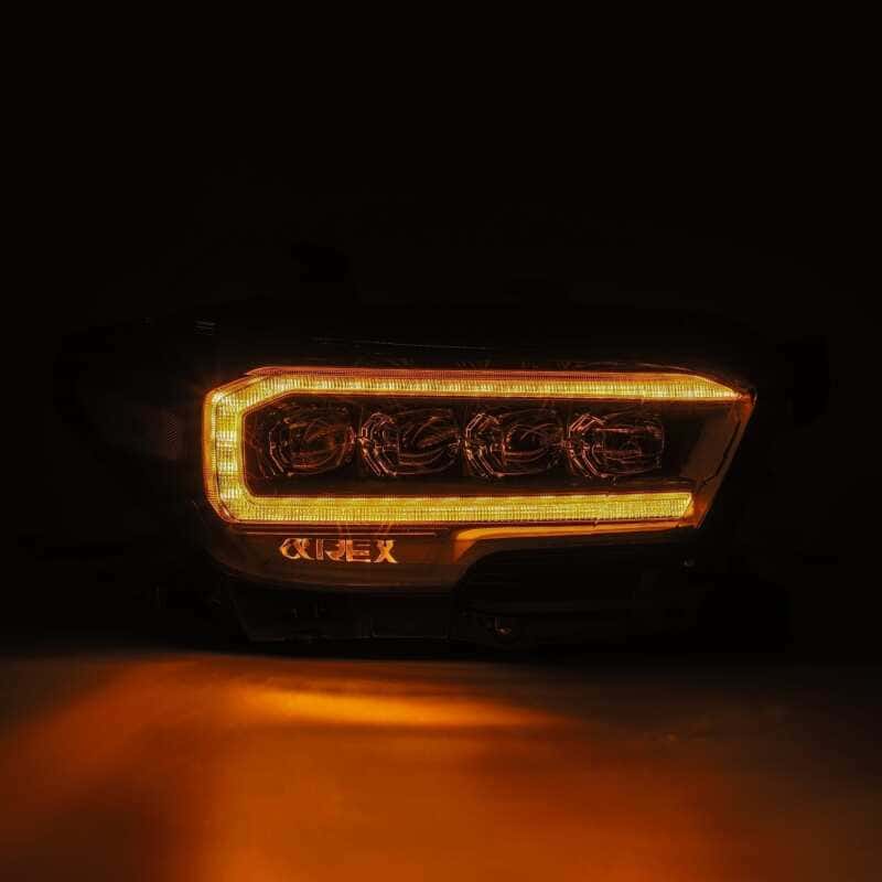 AlphaRex — AlphaRex 16-20 Toyota Tacoma NOVA LED Projector Headlights Plank Style Black w/Activation Light
Projector Headlights - view 5