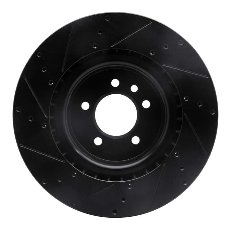 R1 Concepts — R1 06-17 Land Rover Discovery (Latin America) Front Right Drilled & Slotted Black Brake Rotor
R1 Brake Rotor Drill - view 5