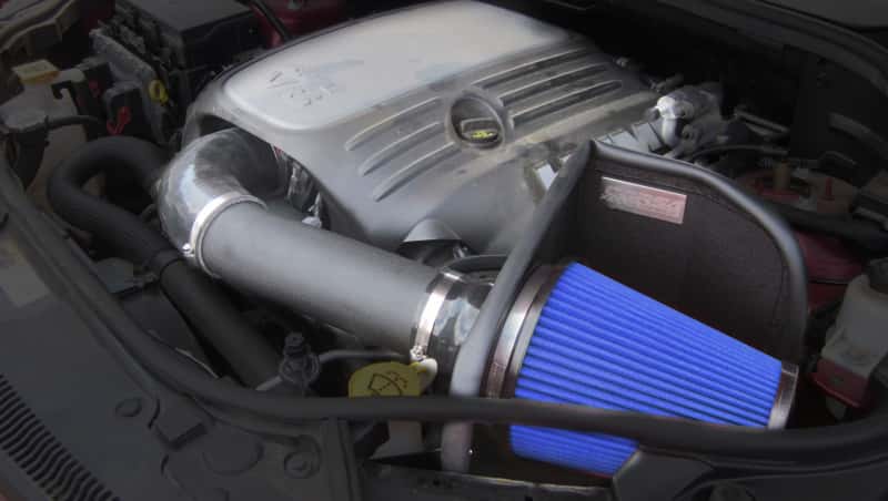 CORSA Performance — Corsa Apex 11-17 Jeep Grand Cherokee 5.7L MaxFlow 5 Metal Intake System
Air Intake - view 2