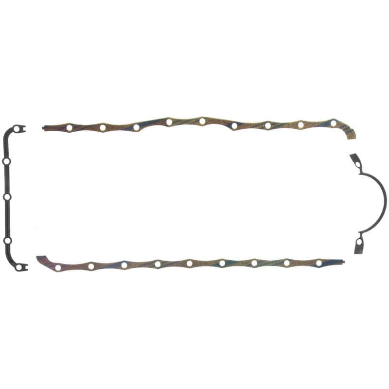 Fel-Pro — Fel-Pro Ford F-150 OS 13811 C Engine Oil Pan Gasket Set Blue Stripe cork-rubber - view 1