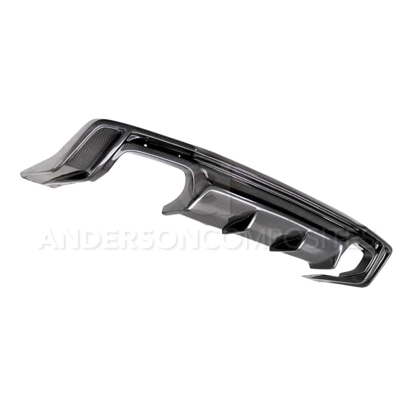 Anderson Composites — Anderson Composites 2016+ Chevy Camaro SS Type-AZ Carbon Fiber Rear Diffuser - view 1