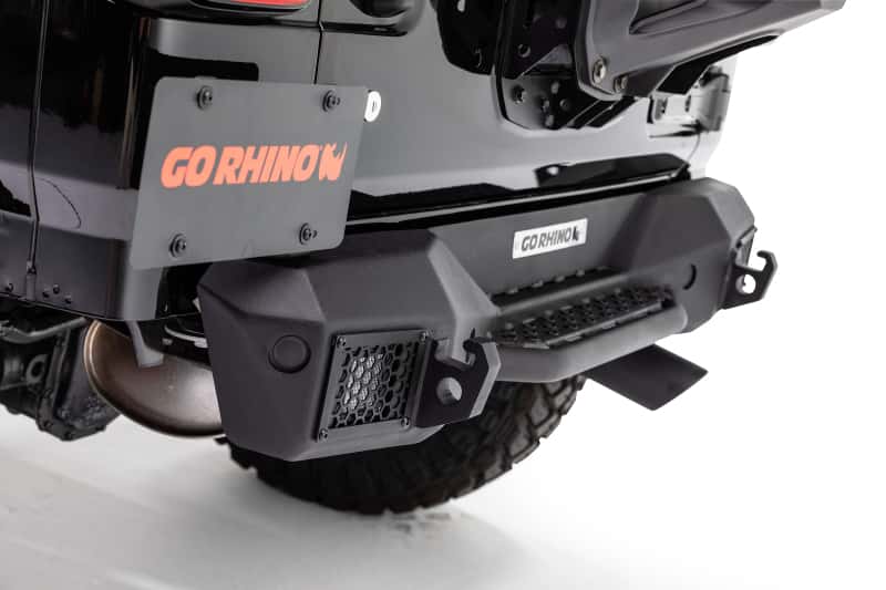 Go Rhino — Go Rhino 18-20 Jeep Wrangler JL/JLU Rockline Rear Stubby Bumper
Rockline Bumper (R) - view 4