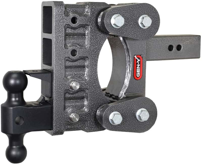 GEN-Y Hitch — Gen-Y The Boss Torsion-Flex 2.5in Shank 6in Drop 21K Hitch w/GH-061 Dual-Ball/GH-062 Pintle Lock
Drop Hitch - view 3