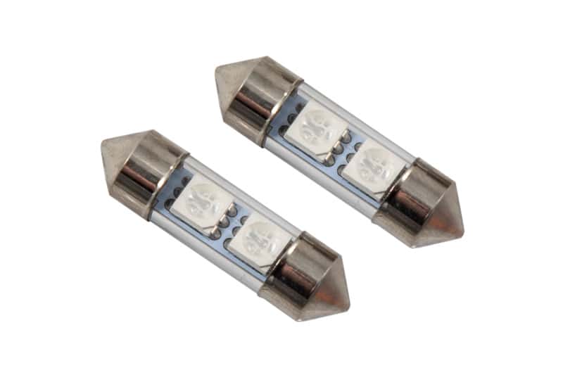 Diode Dynamics — Diode Dynamics 31mm SMF2 LED Bulb - Green (Pair) - view 1
