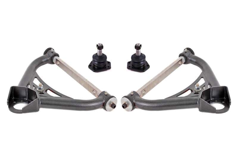 BMR Suspension — BMR 70-81 Chevrolet Camaro A-Arms Upper Non-Adjustable Delrin Std Ball Joint - Black Hammertone
Upper Control Arms - view 2