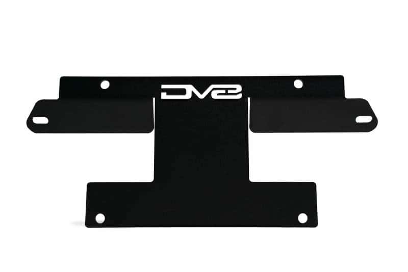 DV8 Offroad — DV8 Offroad 21-22 Ford Bronco Factory Front Bumper Licence Relocation Bracket - Front
License Bracket - view 2