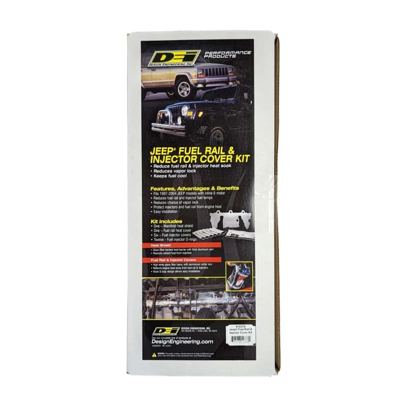 DEI — DEI Fuel Rail and Injector Cover Jeep 1997 - 2004 4.0L Engine
DEI Fuel Rail and Injecter Cover Jeep 1997 - 2004 4.0L Engine
Fuel Rail Cover - view 3