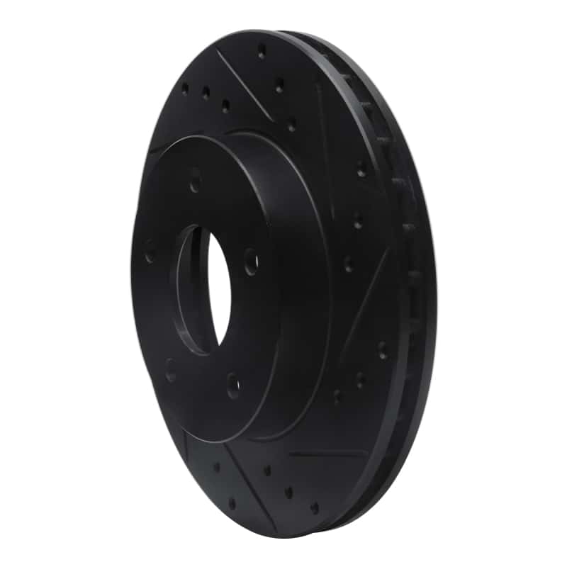 R1 Concepts — R1 78-81 Pontiac Firebird Rear Right Drilled & Slotted Black Brake Rotor
R1 Brake Rotor Drill - view 2