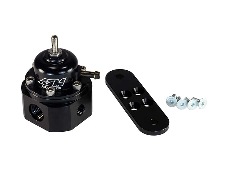 AEM — AEM Universal Black Adjustable Fuel Pressure Regulator
Universal Adjustable
Adj Fuel Press Reg - view 1