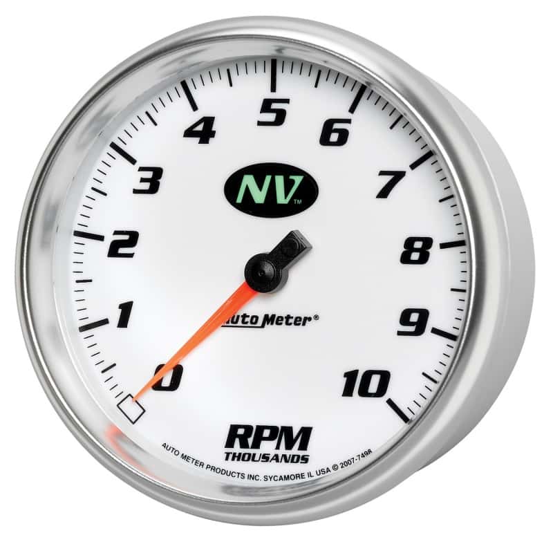 AutoMeter — AutoMeter Gauge Tachometer 5in. 10K RPM In-Dash NV
5" TACH, 10,000 RPM, - view 8
