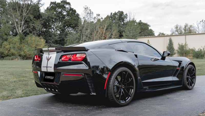 CORSA Performance — Corsa 2015-2019 Chevrolet Corvette C7 Z06 6.2L 2.75in Xtreme Axle-Back w/ Dual NPP & Quad Black Tips
Exhaust - view 4