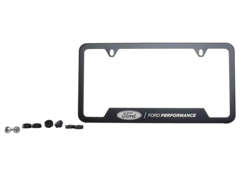 Ford Racing — Ford Racing Stainless Steel Ford Performance License Plate Frame - Black - view 4