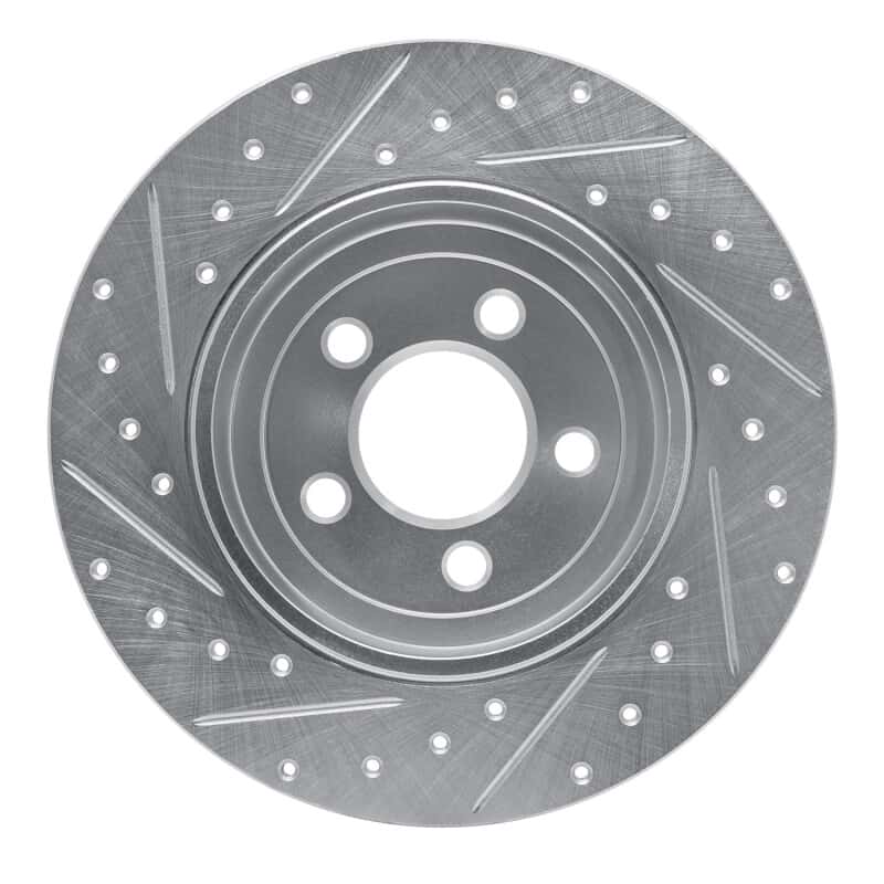 R1 Concepts — R1 2005-2023 Chrysler 300 Rear Right Drilled & Slotted Silver Brake Rotor
R1 Brake Rotor Drill - view 5