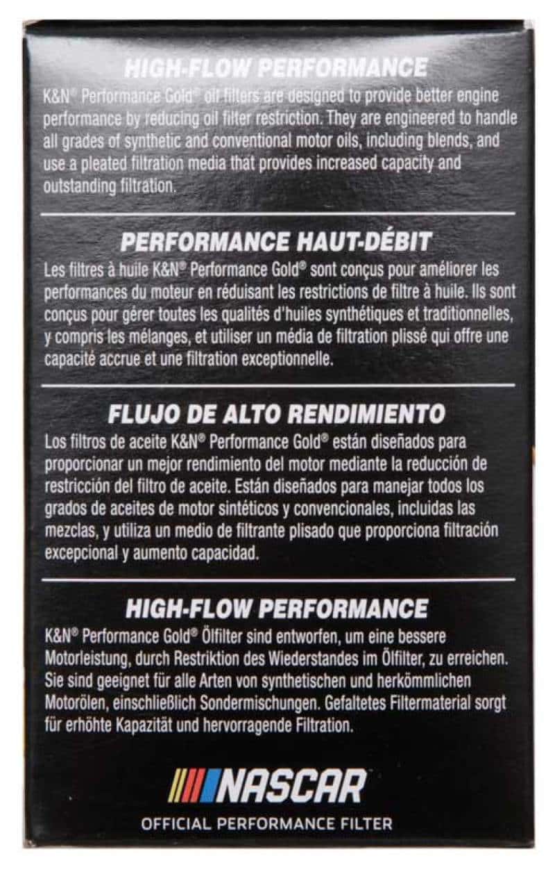 K&N Engineering — K&N Performance Oil Filter for 09-19 GM 1.4L / 1.6L / 1.8L w/ Hengst Filter Housing - view 8