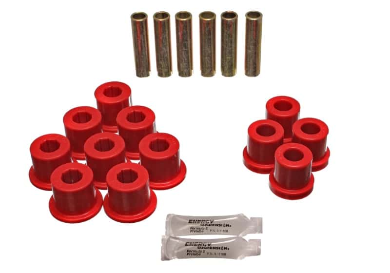 Energy Suspension — Energy Suspension GM 2 & 4 X Rear Spring Bushing - Red
Leaf Spring Bushing - view 1