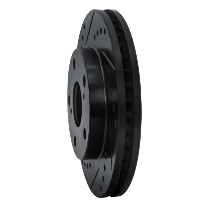 R1 Concepts — R1 92-01 Toyota Camry Front Left Drilled & Slotted Black Brake Rotor
R1 Brake Rotor Drill - view 2