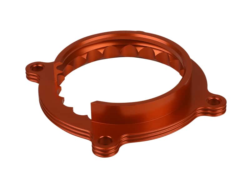 aFe — aFe Silver Bullet Throttle Body Spacer Kit 11-19 Ford Mustang GT V8-5.0L
Throttle Body Spacer - view 2