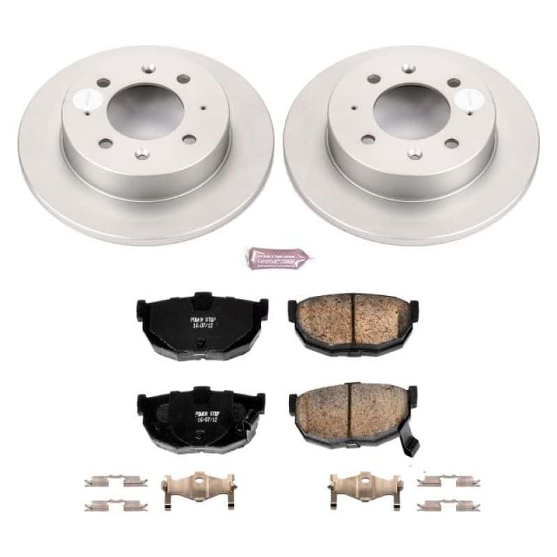 PowerStop — Power Stop 04-09 Kia Spectra Rear Z17 Evolution Geomet Coated Brake Kit - view 1