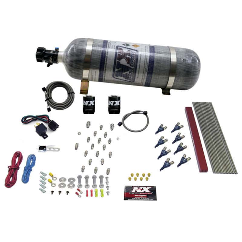 Nitrous Express — Nitrous Express GM LT1/LS1 Pro Piranha Nozzle Gas Nitrous Kit w/Composite Bottle
Injection System Kit
N2OSys - view 3