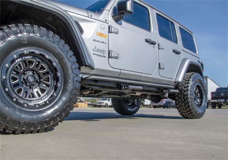 N-Fab — N-Fab RKR Rails 2018 Jeep Wrangler JL 4 Door Dab Length - Gloss Black - 1.75in
RKRStp 18-24 JL 4Dr - view 2