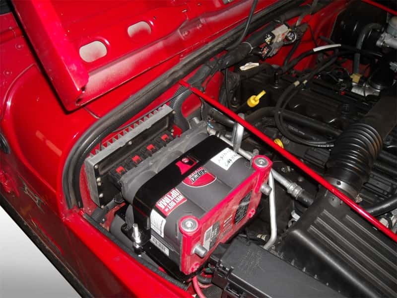 Rugged Ridge — Rugged Ridge 97-06 Jeep Wrangler Dual Battery Tray
JEEP_HARDPARTS - view 3