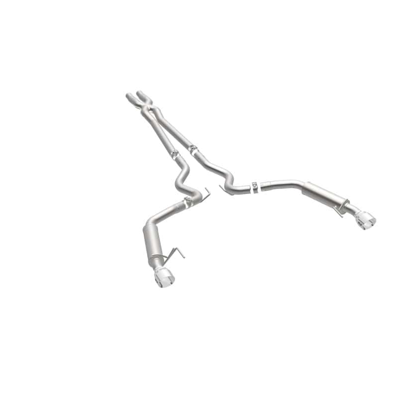 Magnaflow — MagnaFlow Cat Back, SS, 2.5in, Competition, Dual Split Polished 4.5in Tips 2015 Ford Mustang V6 3.7L
Cat-Back - view 20