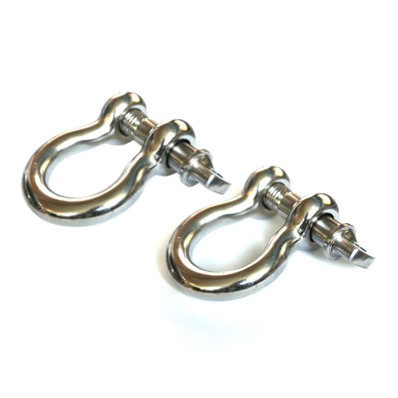 Rugged Ridge — Rugged Ridge Stainless Steel 3/4in D-Shackles
OFFROAD_RECOVERY - view 2