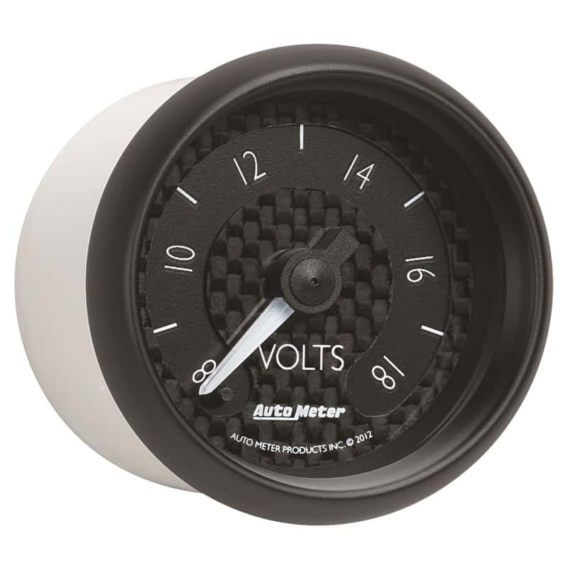 AutoMeter — Autometer GT Series 52mm Full Sweep Electronic 8-18 Volts Voltmeter
2-1/16" VOLTMETER, 8 - view 11
