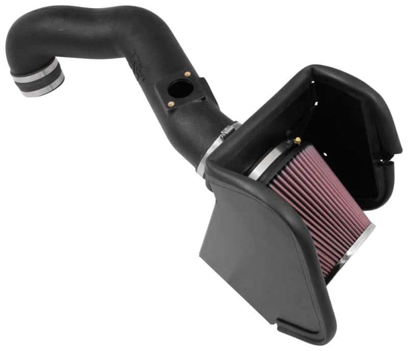 K&N Engineering — K&N 16-17 Nissan Titan XD V8-5.0L DSL 63 Series AirCharger Performance Intake
Performance Air Inta
Air Intake System - view 1